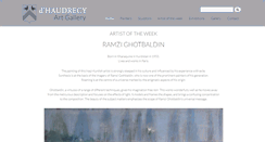 Desktop Screenshot of dhaudrecy-art-gallery.com